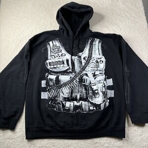 City Morgue Grey Day Tour Men's XL Hoodie Sweatshirt Zillakami Vest Black 2023